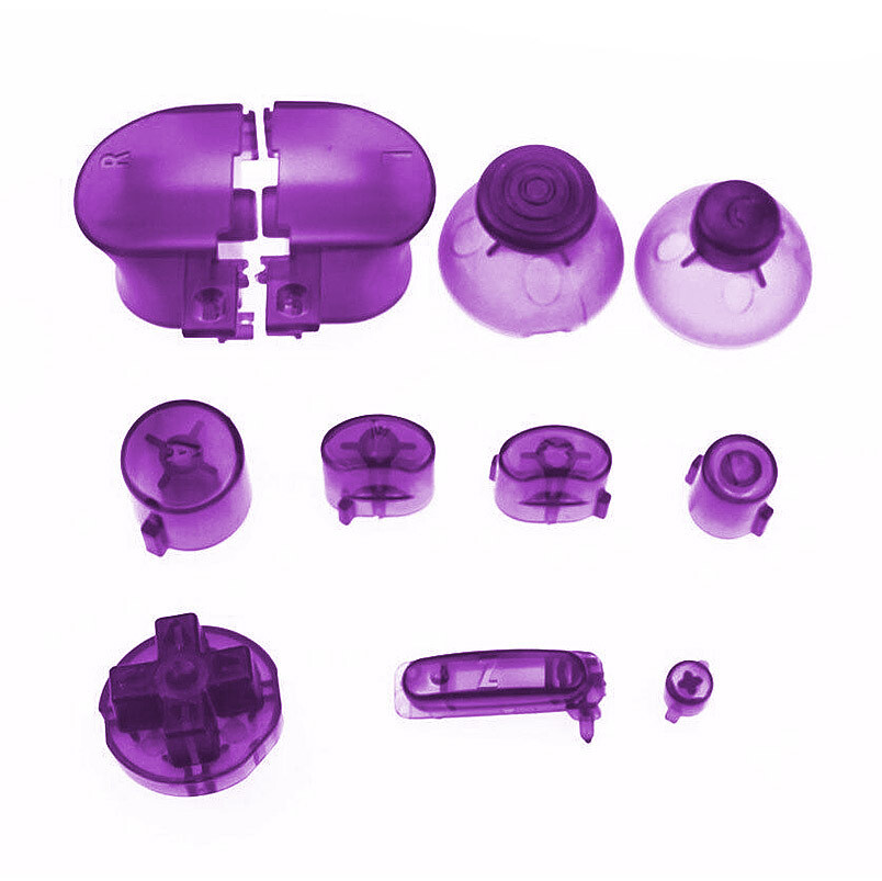 GameCube Buttons (Clear Purple)