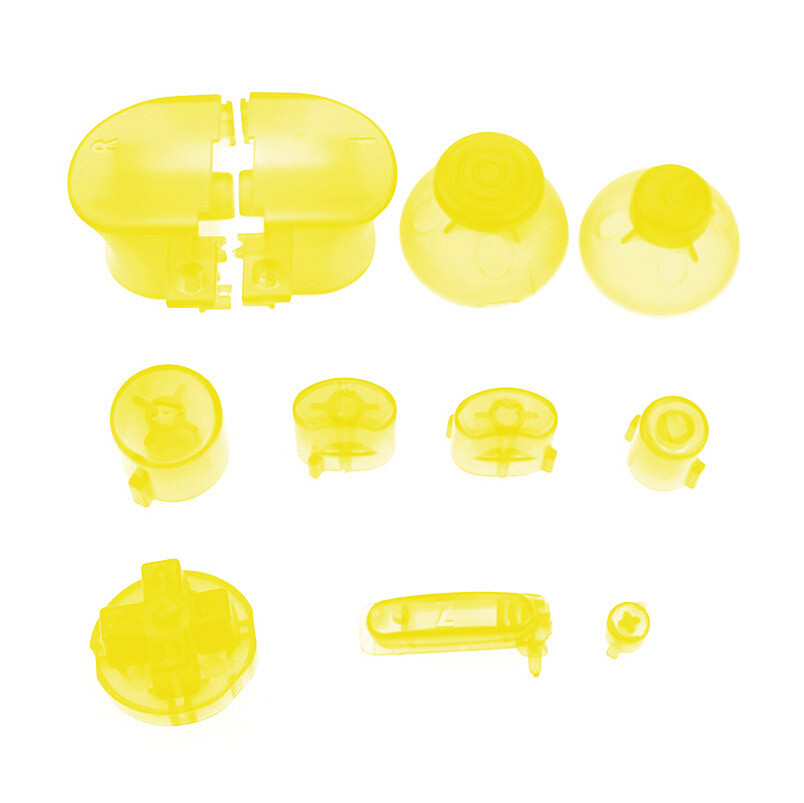 GameCube Buttons (Clear Yellow)