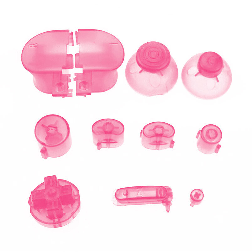 GameCube Buttons (Clear Pink)