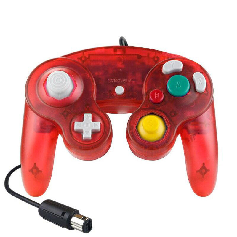GameCube Controller Wired (Clear Red)