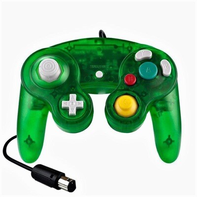 GameCube Controller Wired (Clear Dark Green)