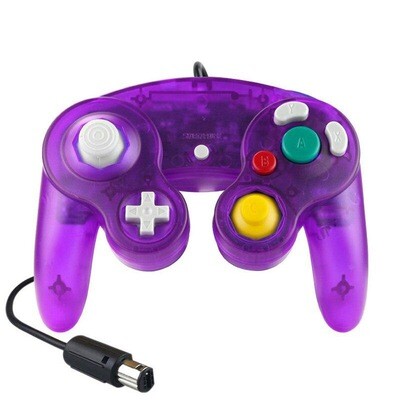 GameCube Controller Wired (Clear Purple)