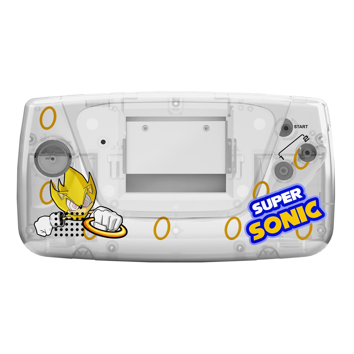 Game Gear Printed Shell (Super Sonic Fleetwood Clear)