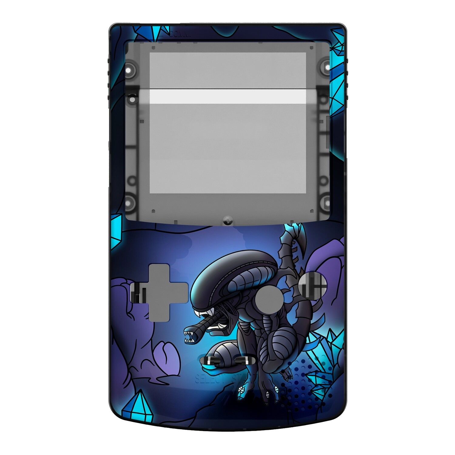 Game Boy Color Printed Shell (Alien)