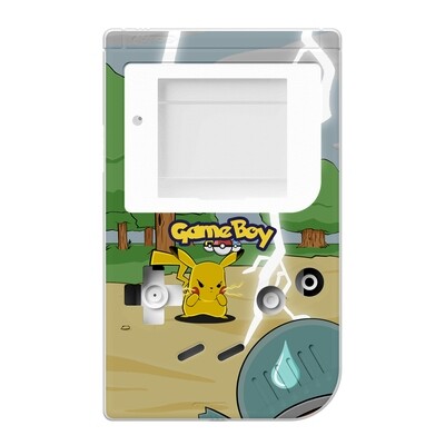 Game Boy Original Printed Shell (Angry Pikachu)
