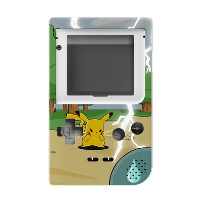 Game Boy Pocket Printed Shell (Angry Pikachu)
