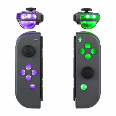 Switch Joy Con 7 Color LED Kit (Clear)