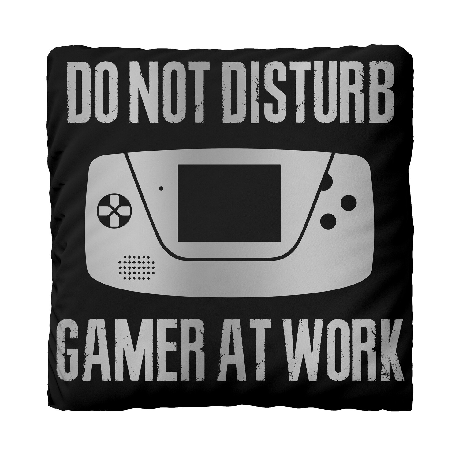 Canvas Cushion (Do Not Disturb Gamer At Work)