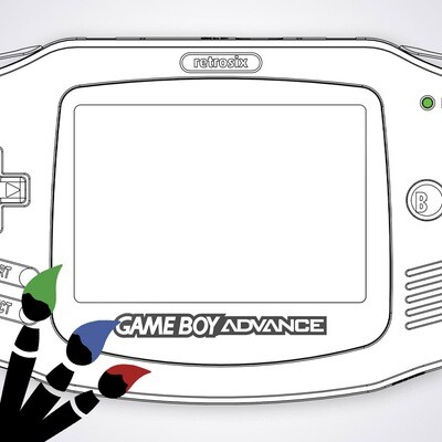 Game Boy Advance Glass Screen (Design Your Own)