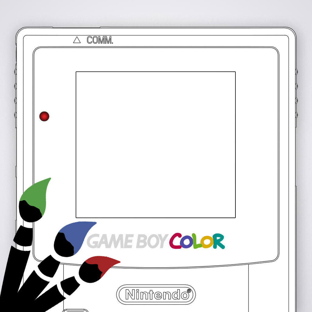 Game Boy Color Glass Screen (Design Your Own)