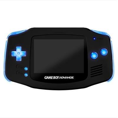 Game Boy Advance Console: Prestige LED Edition (Matt Black Blue)