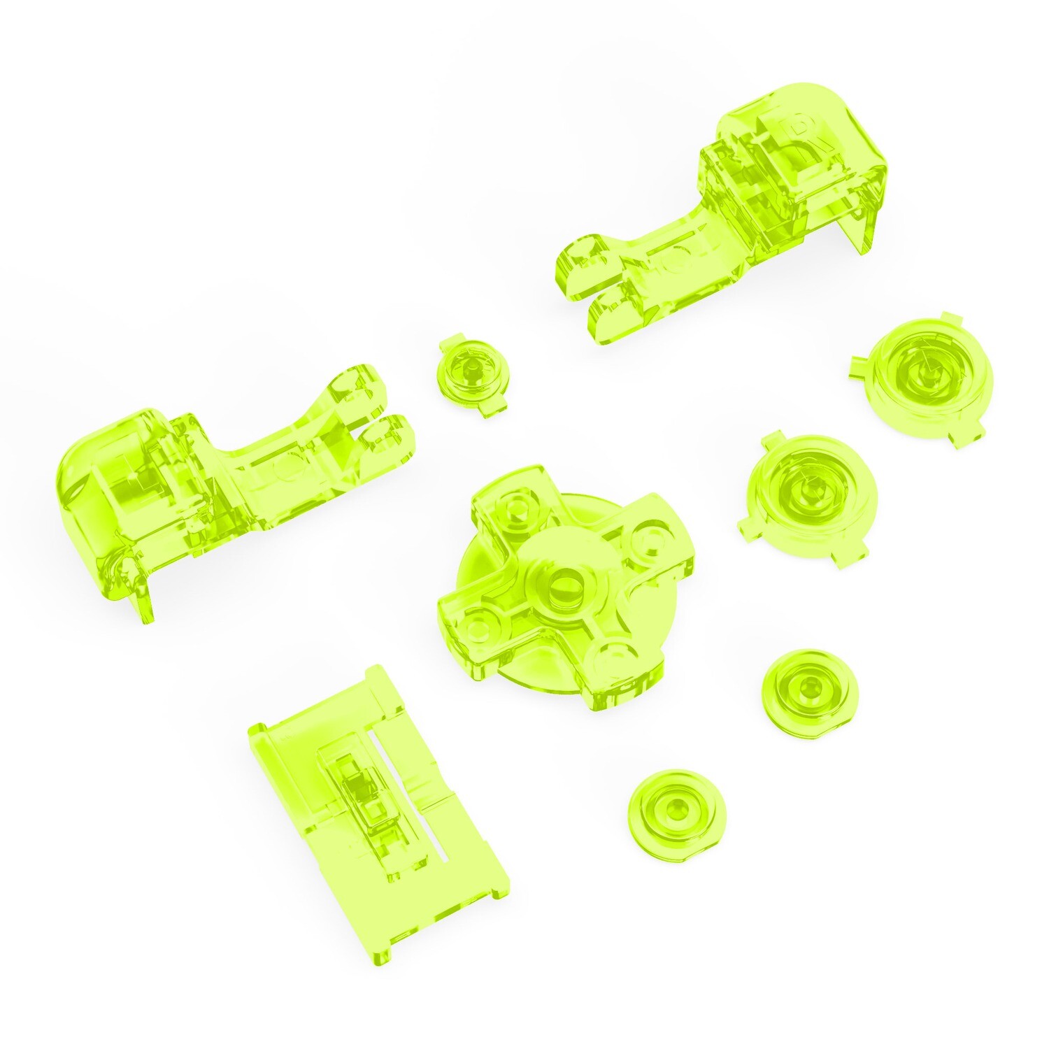 GBA SP Buttons (Clear Yellow)