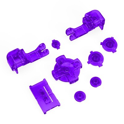 GBA SP Buttons (Clear Purple)