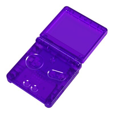 Game Boy Advance SP Shell (Clear Purple)