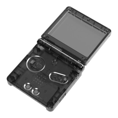 Game Boy Advance SP Shell (Clear Black)