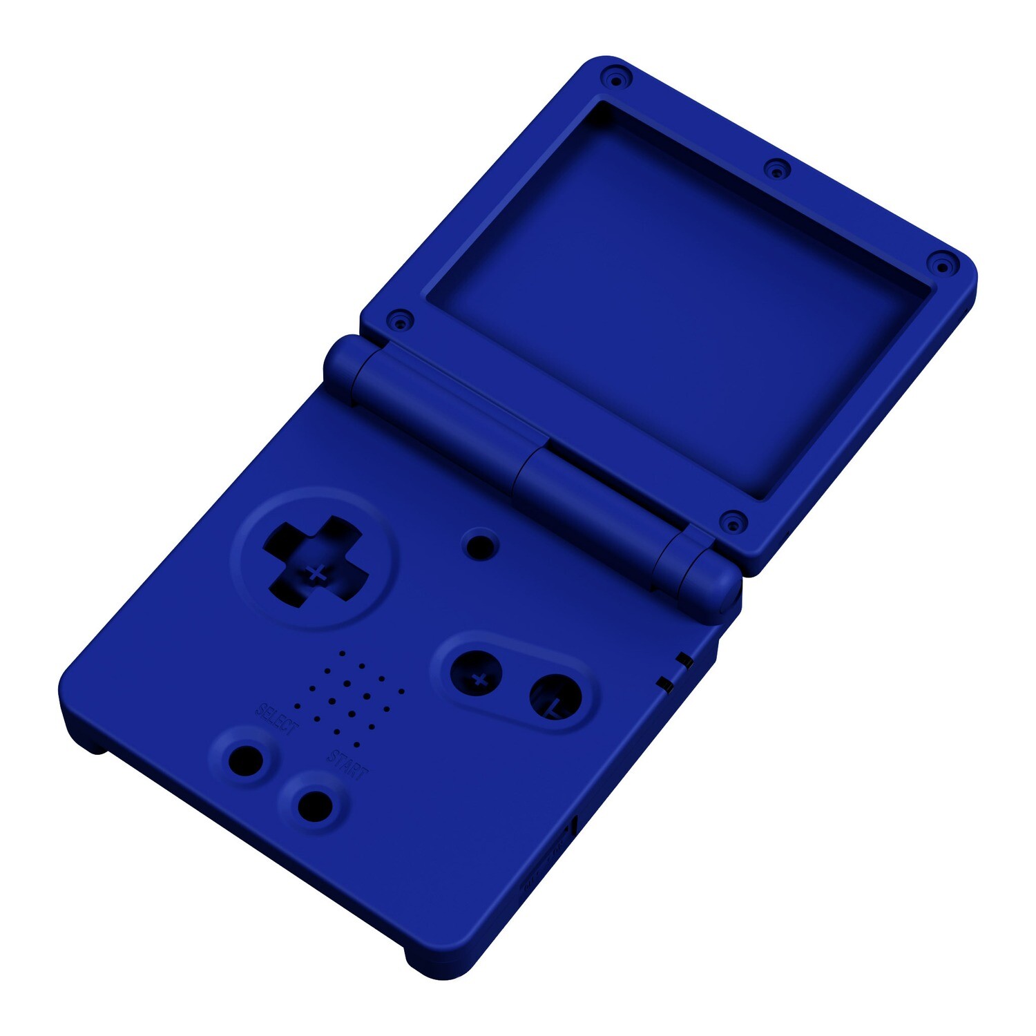 Game Boy Advance SP Shell (Solid Blue)