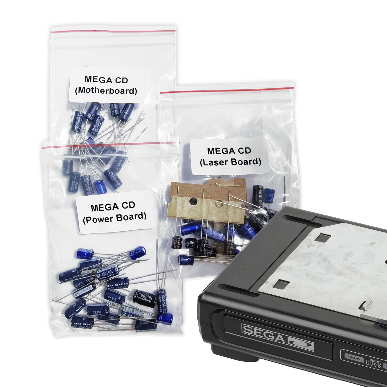 Sega Mega CD Capacitor Kit