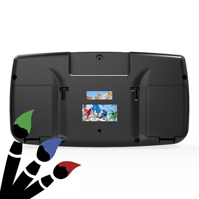 Game Gear Back Sticker (Custom Design)