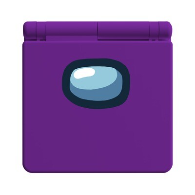 Game Boy Advance SP Shell (UV Among Us)