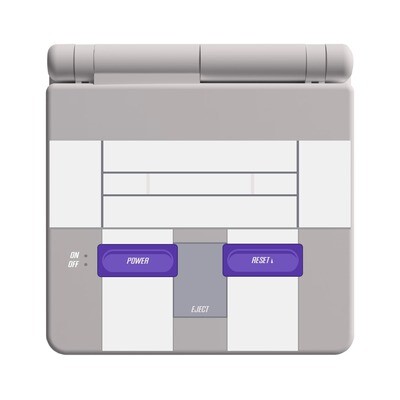 Game Boy Advance SP Shell (UV US SNES)