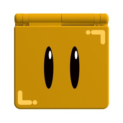Game Boy Advance SP Shell (UV Mario Star)