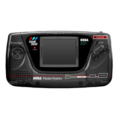 Sega Game Gear Console: Prestige Edition (Master System Clear Black)