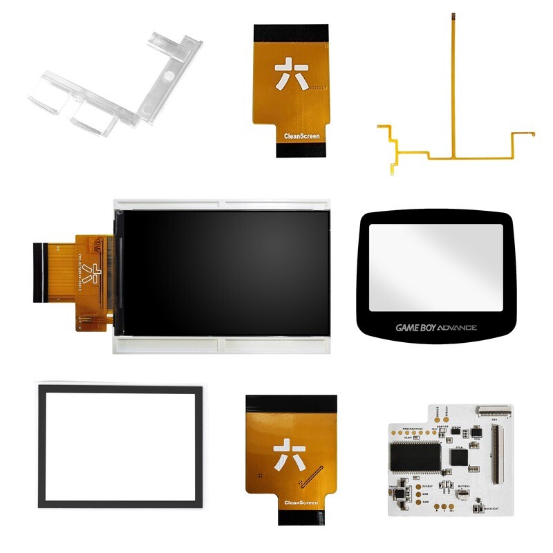 Game Boy Advance CleanScreen Screen Kit (IPS)