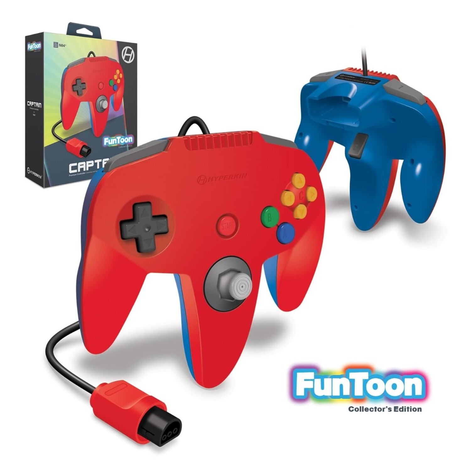 Hyperkin Captain Premium Controller FunToon Collector's Edition (Hero Red)