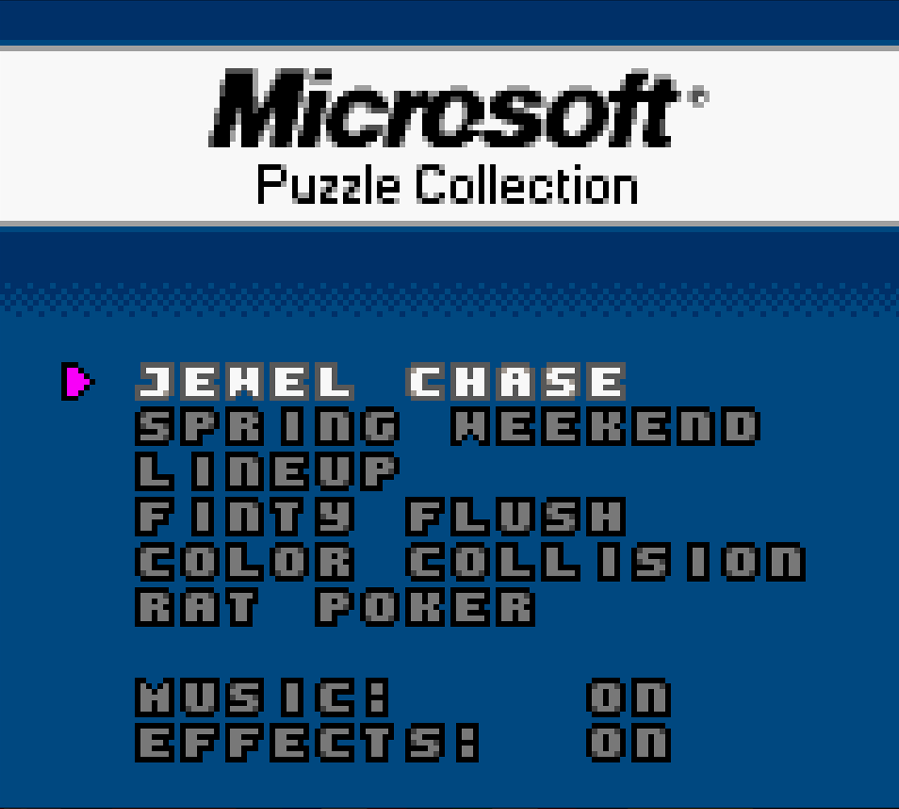 Microsoft Puzzle Collection (Game Boy)