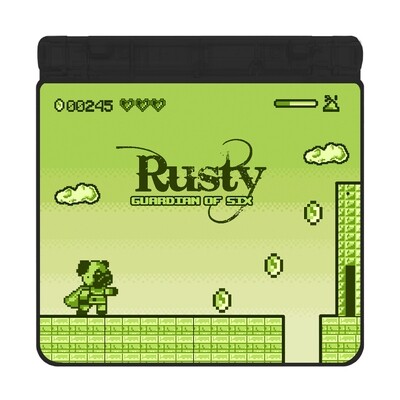 Game Boy Advance SP Shell (Rusty)