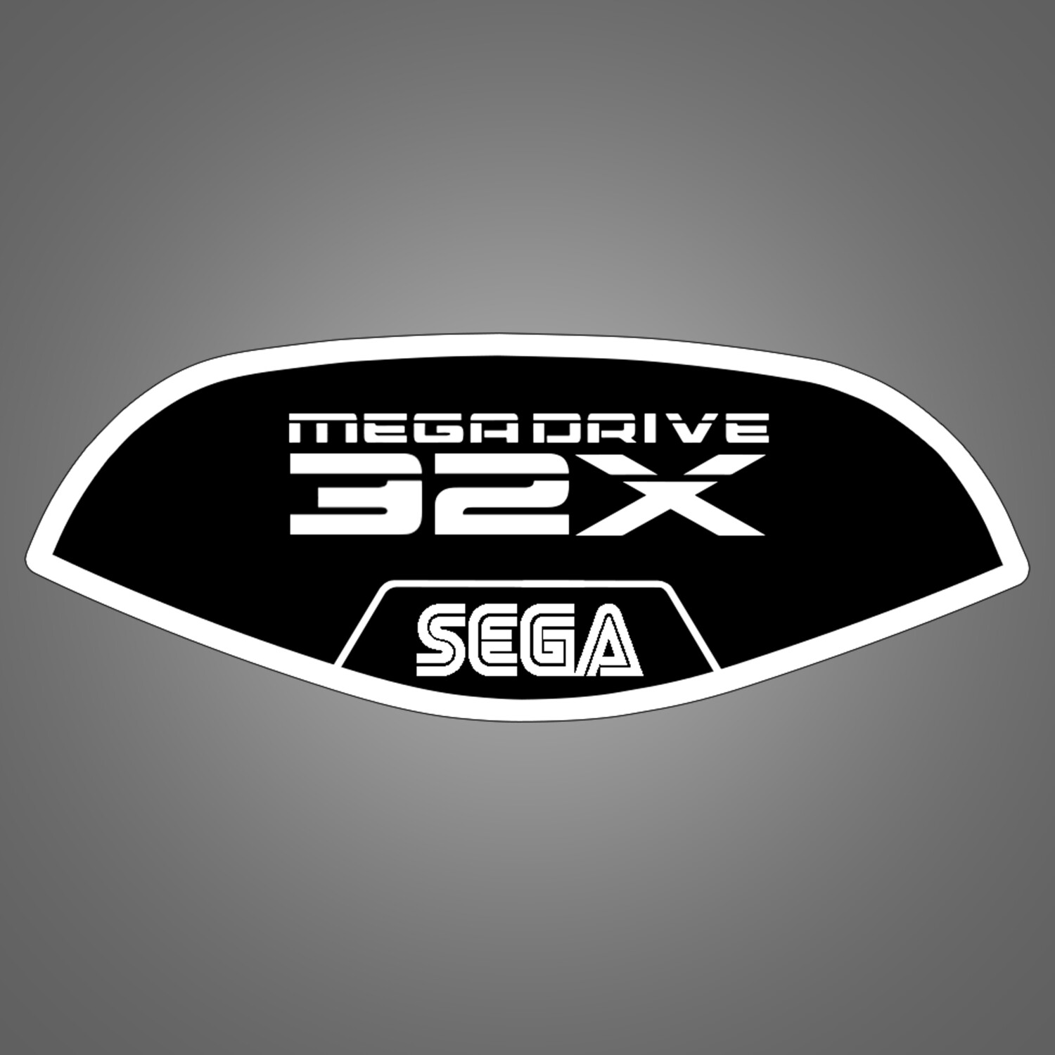 Mega Drive 32X Front Sticker
