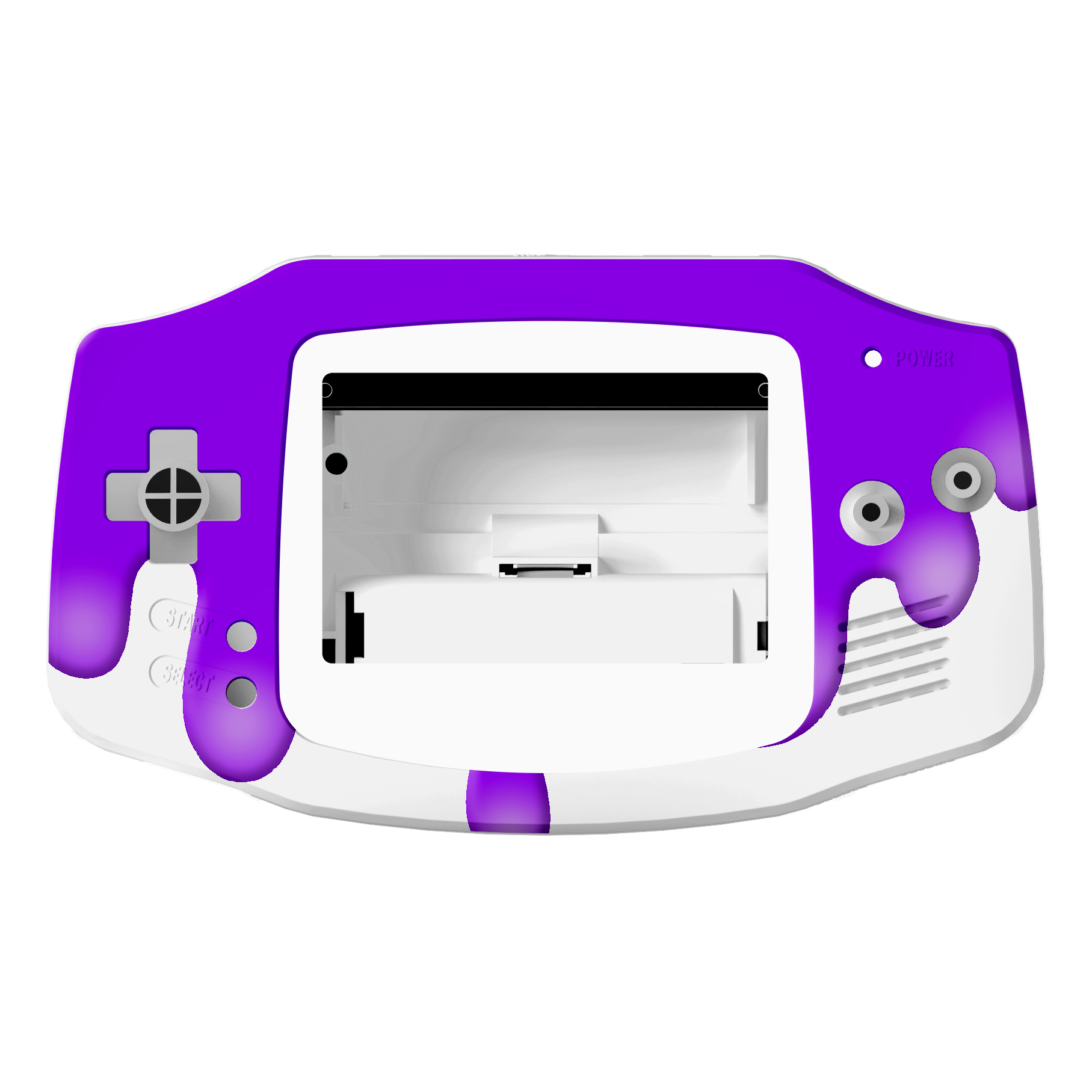 Game Boy Advance Shell (Clear Black)