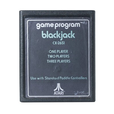 Blackjack (Black Label) (Atari 2600)
