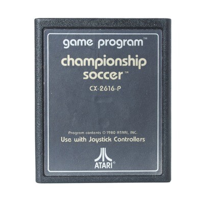 Championship Soccer (Black Label) (Atari 2600)