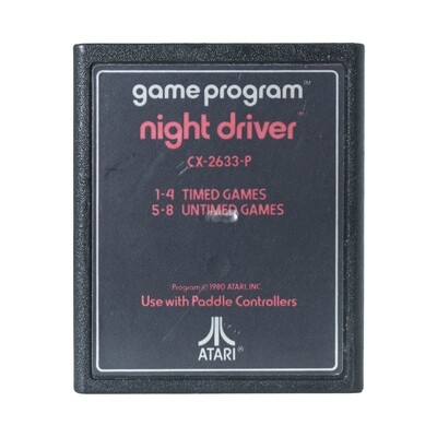 Night Driver (Black Label) (Atari 2600)