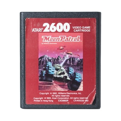 Moon Patrol (Red Label) (Atari 2600)