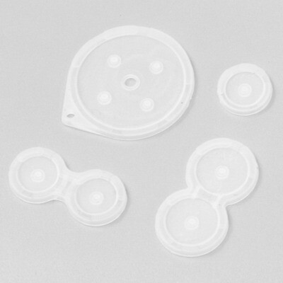 Game Boy Advance SP Rubber Pads (Clear)