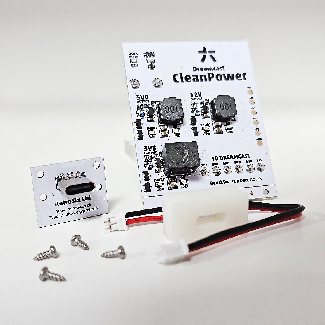 SEGA Dreamcast CleanPower (USB-C Power Mod)