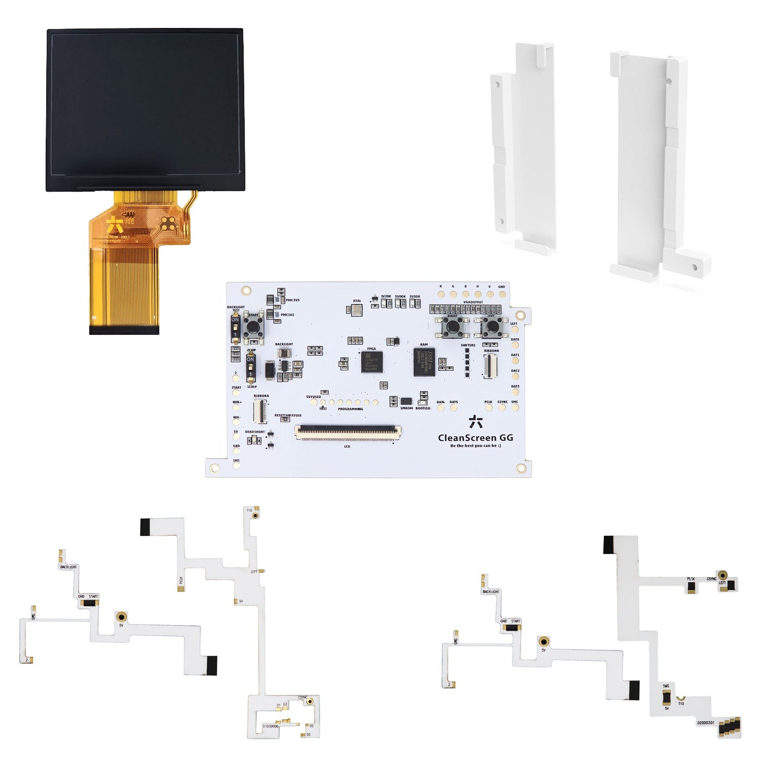 Game Gear CleanScreen Kit (IPS)