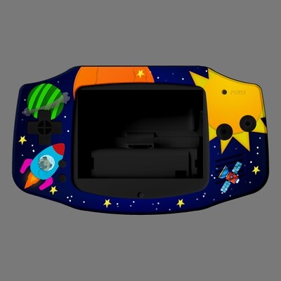 Game Boy Advance Shell (Space Race)