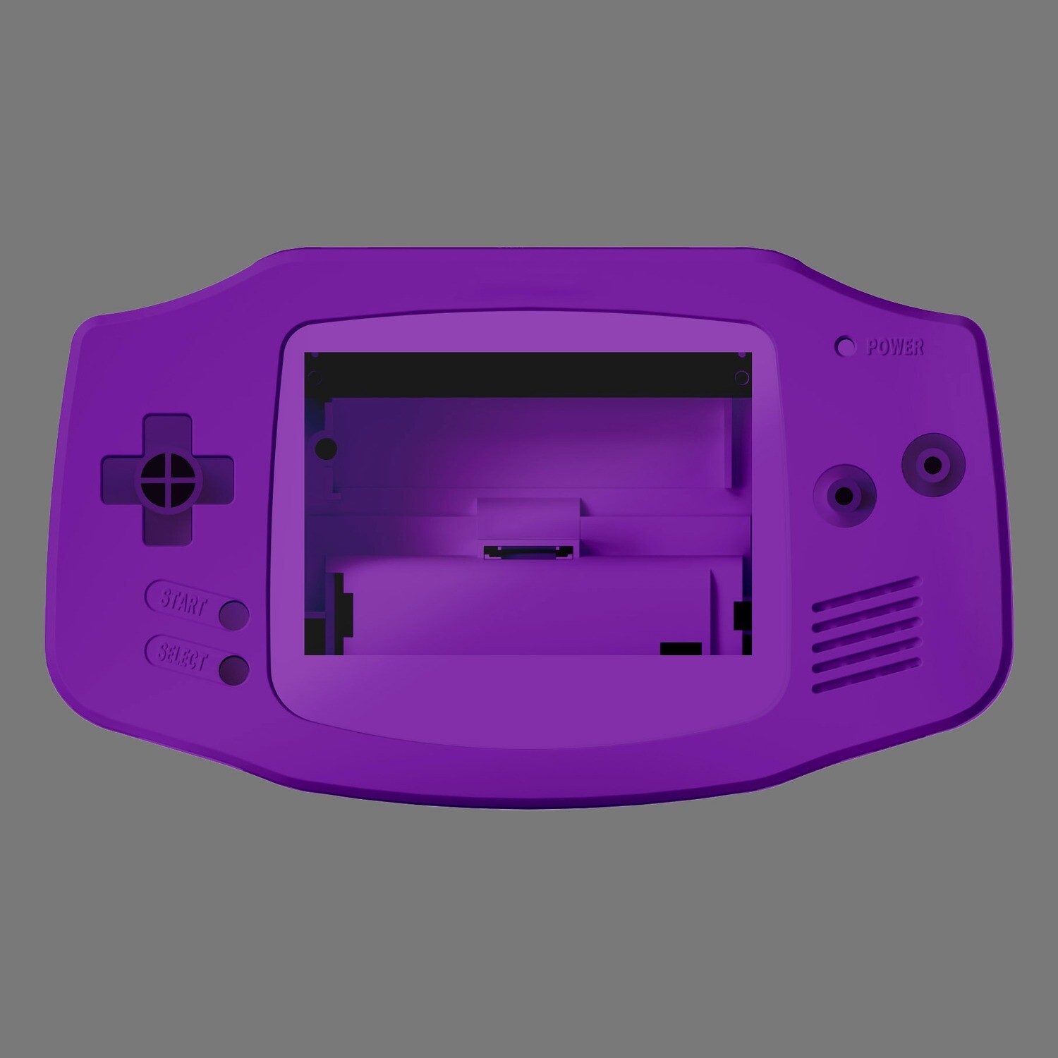 Game Boy Advance Shell (Solid Purple)