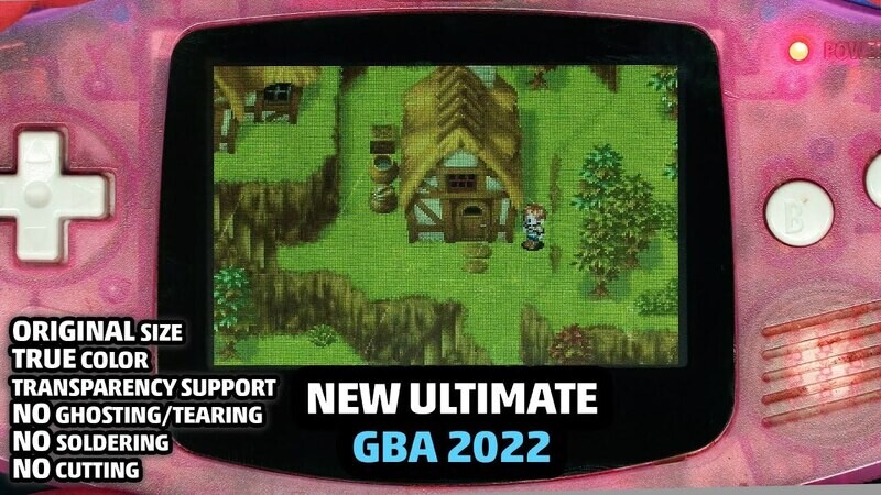 Game Boy Advance CleanScreen Screen Kit (IPS)