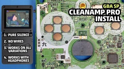Game Boy Advance SP CleanAmp Pro