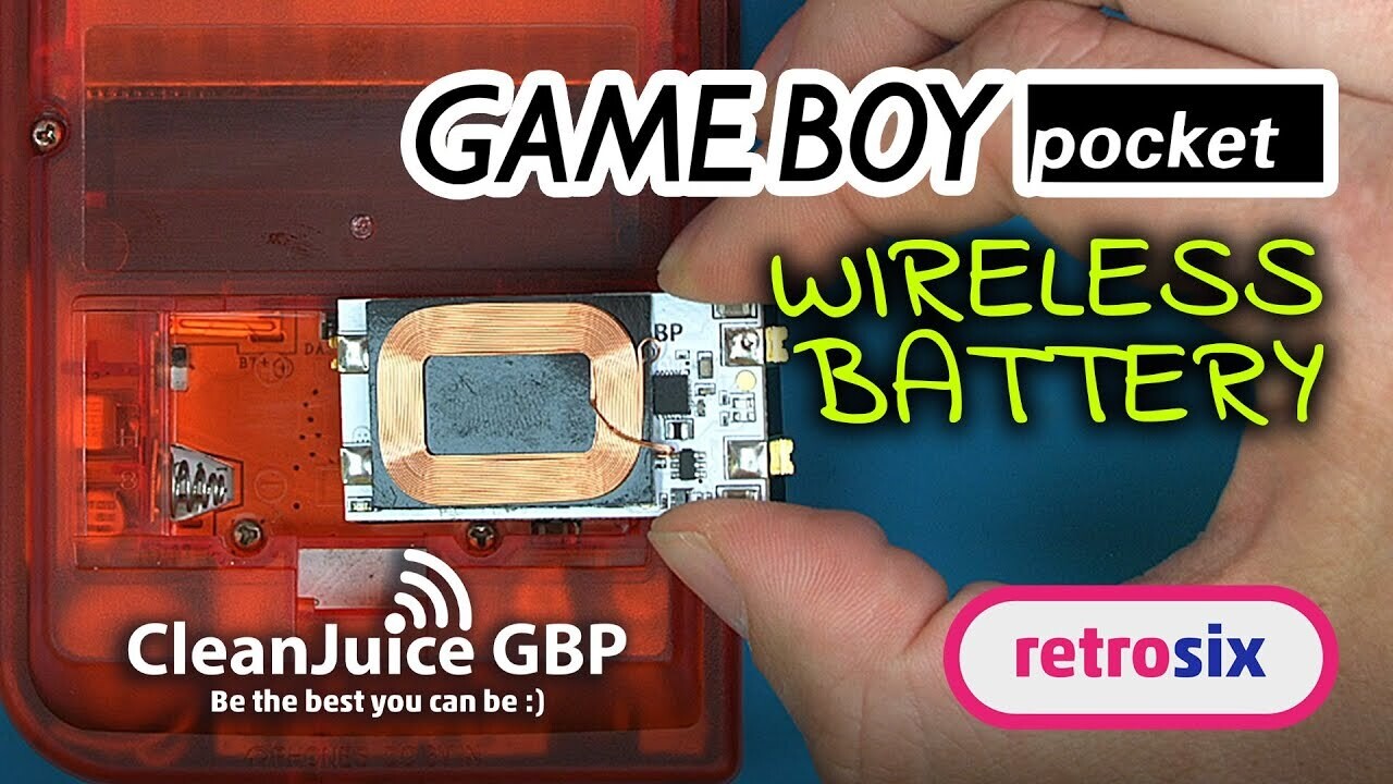 Wireless Charging Gba Clean Juice Blue Nintendo Game Boy Advance - Main Image