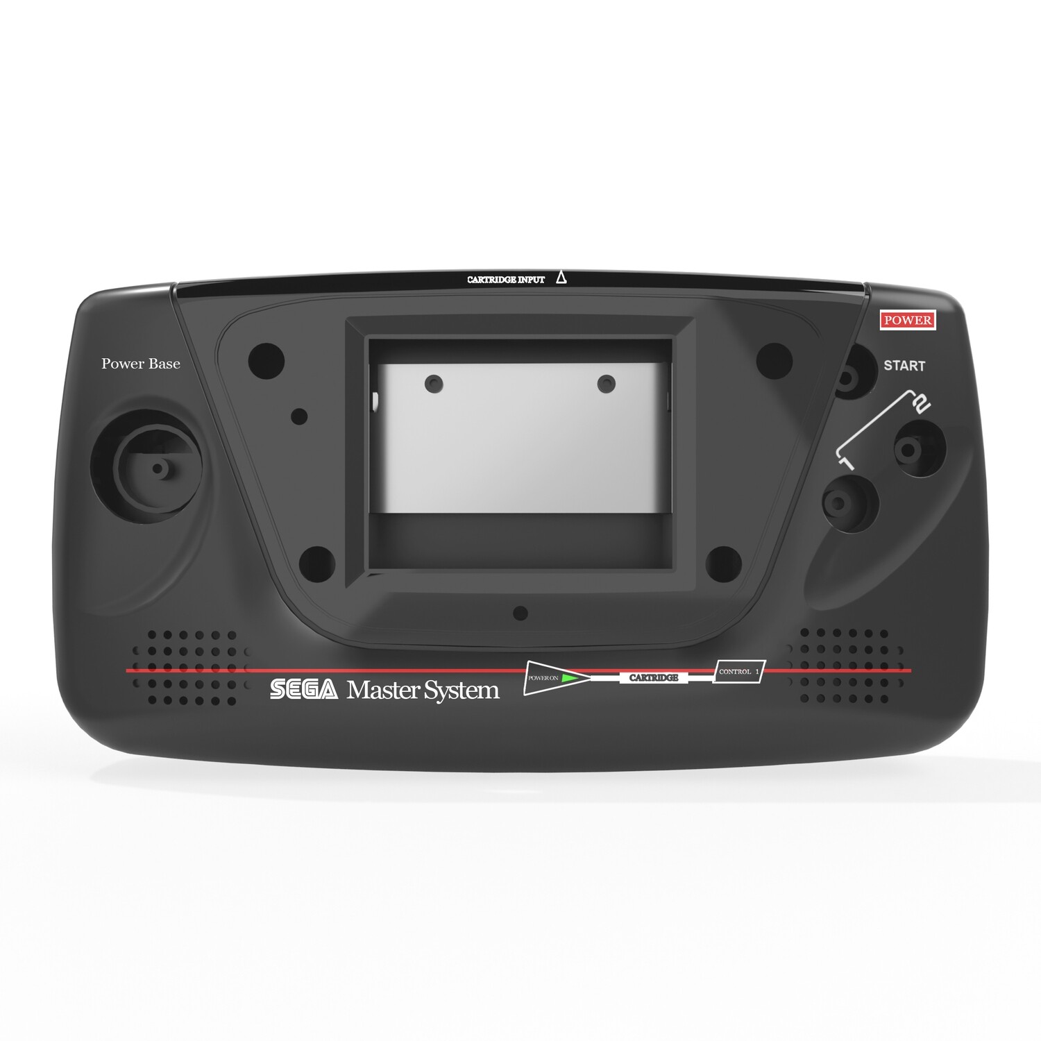 Game Gear Shell (Master System Dual Speaker)
