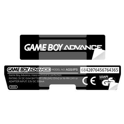Game Boy Advance Sticker (NES)