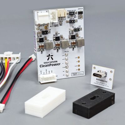 Sega Saturn CleanPower (USB-C Power Mod)