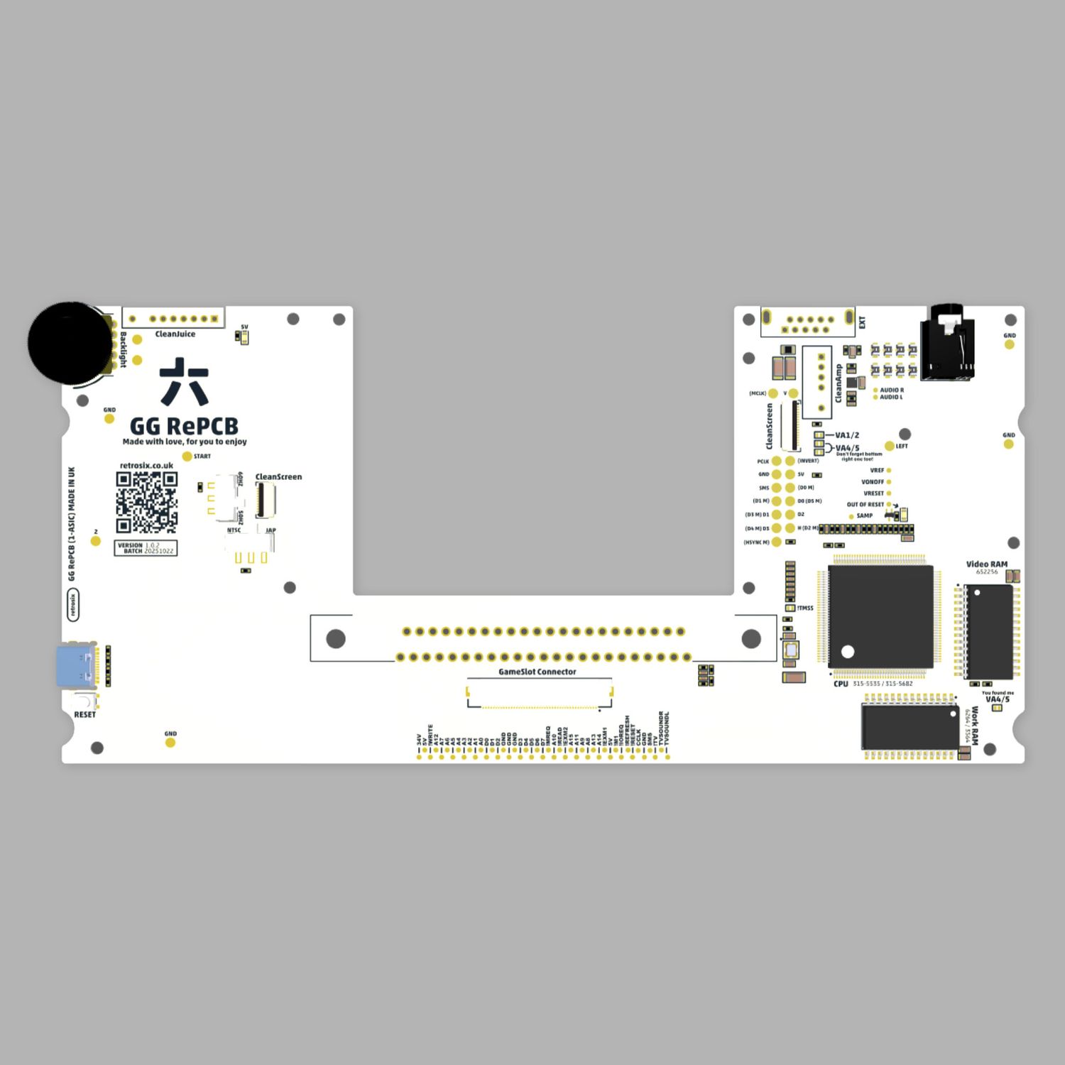 Game Gear RePCB New Motherboard (1-ASIC)