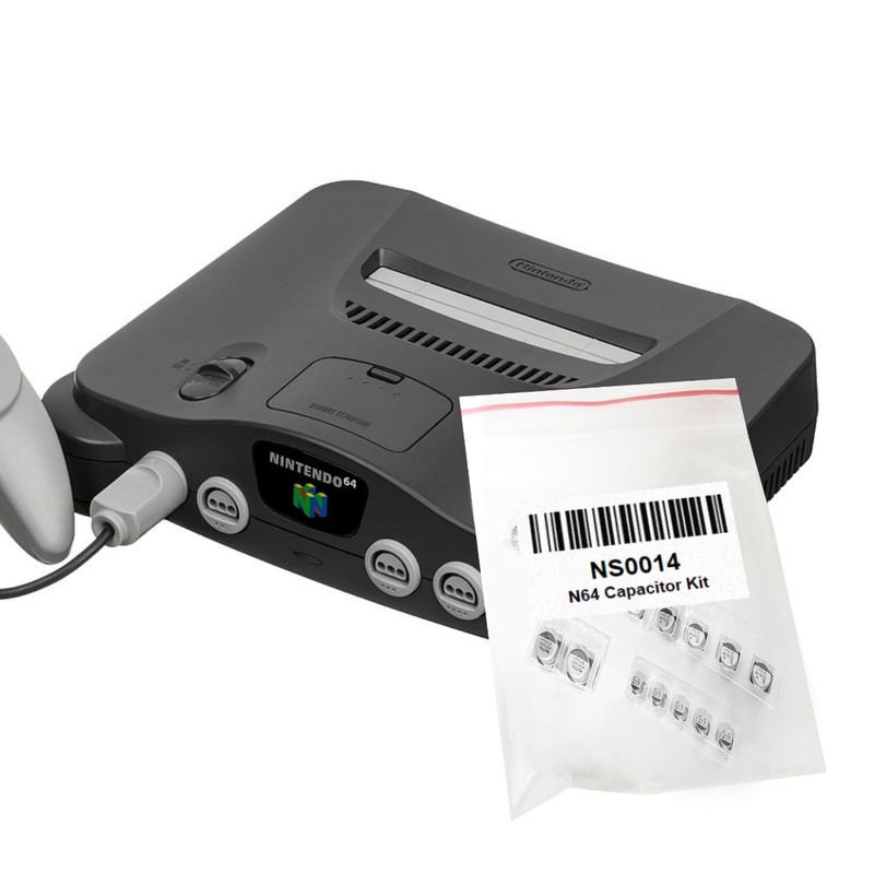 N64 Capacitor Kit (Electrolytic)