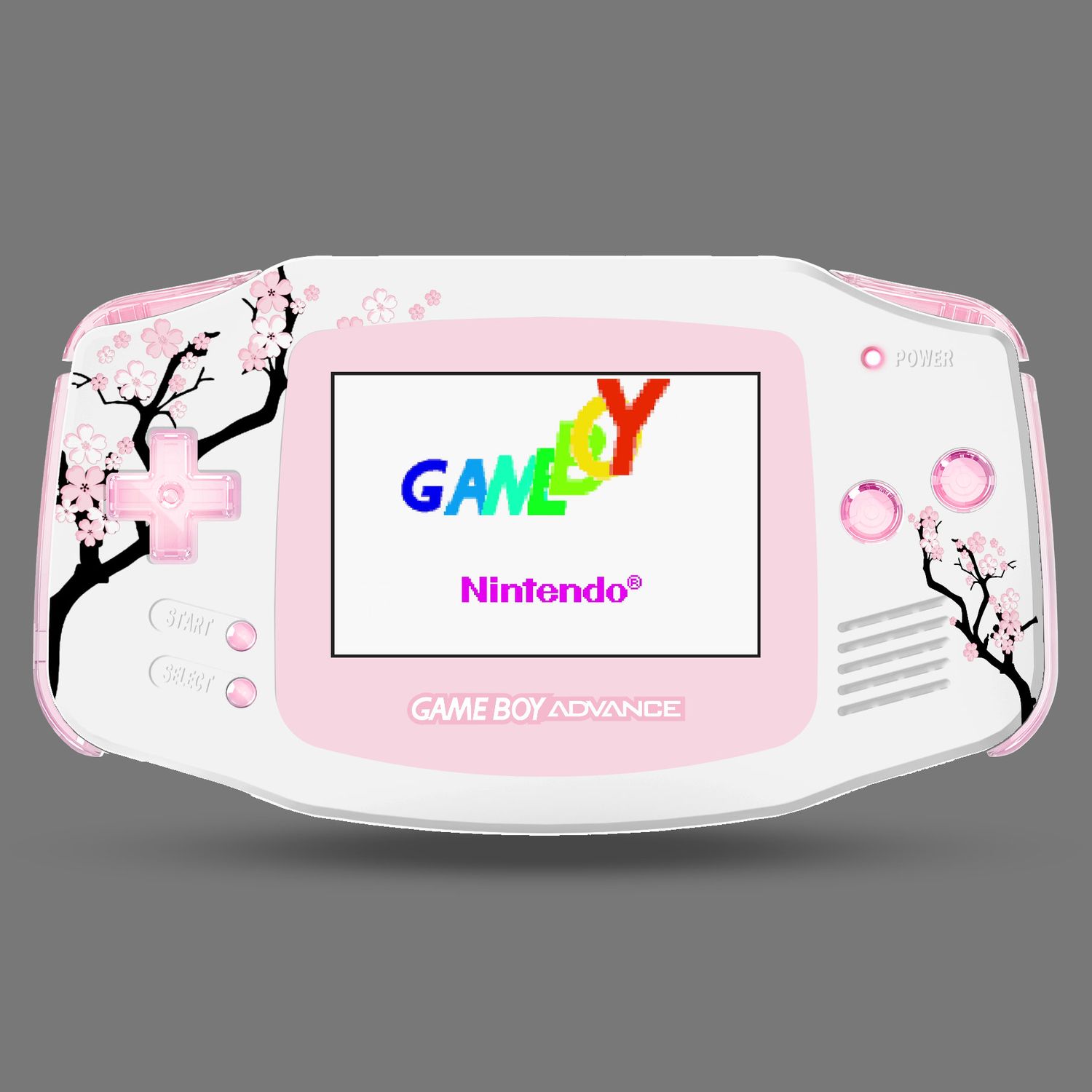 Game Boy Advance Console: Built To Order, Base Console: Cherry Blossom